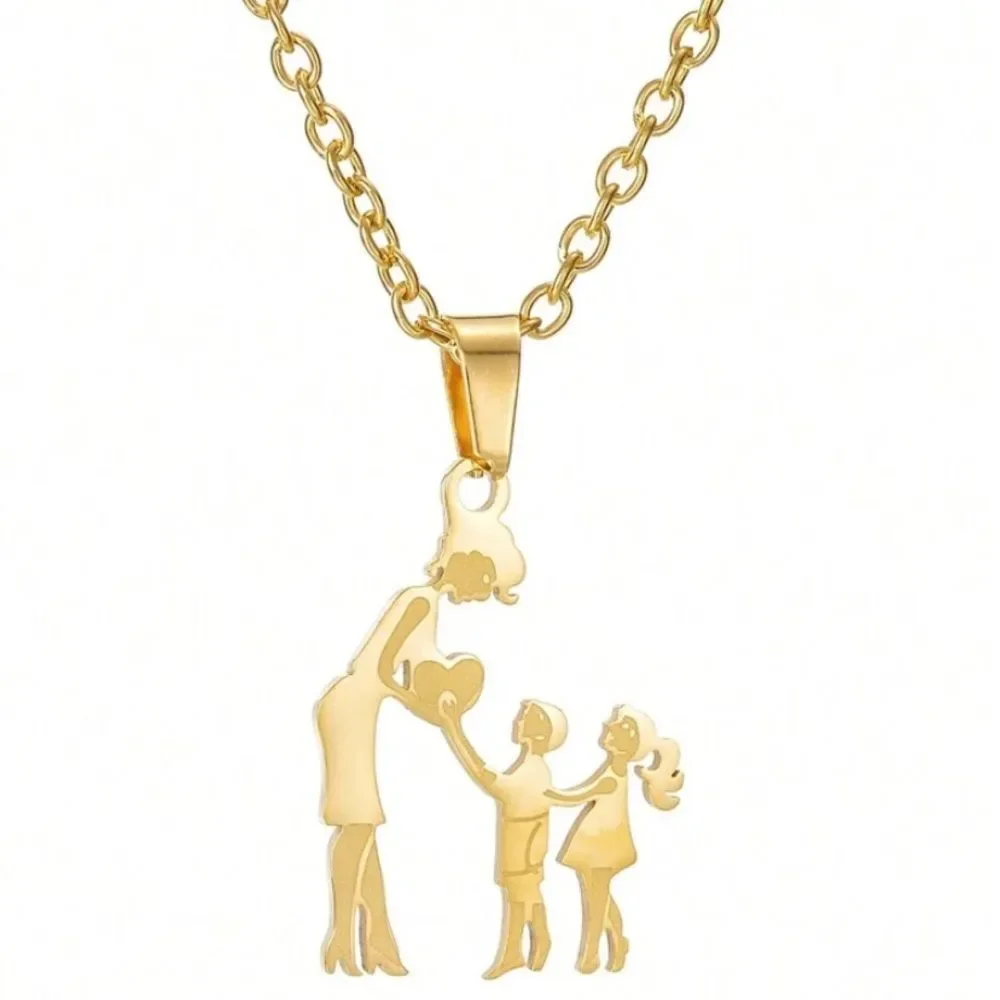 3for$20 Mother Son Daughter Pendant Necklace Women's adjustable Necklace